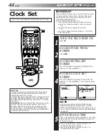 Preview for 44 page of JVC HR-J668EU Instructions Manual