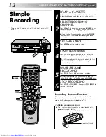 Preview for 12 page of JVC HR-J7004UM Instructions Manual