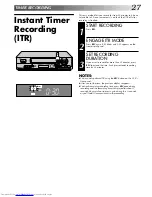 Preview for 27 page of JVC HR-J7004UM Instructions Manual