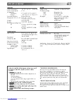 Preview for 45 page of JVC HR-J7004UM Instructions Manual