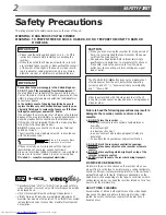 Preview for 2 page of JVC HR-J765EK Instructions Manual