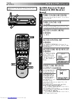 Preview for 20 page of JVC HR-S3600M Instructions Manual