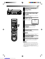 Preview for 47 page of JVC HR-S7300U Instructions Manual