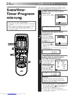 Preview for 24 page of JVC HR-S7500E (German) Bedienungsanleitung