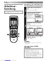 Preview for 34 page of JVC HR-S7500E (German) Bedienungsanleitung