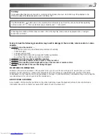 Preview for 3 page of JVC HR-S8600EK Instructions Manual