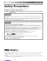 Preview for 2 page of JVC HR-S8700EK Instructions Manual