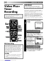 Preview for 26 page of JVC HR-S9400EK Instructions Manual