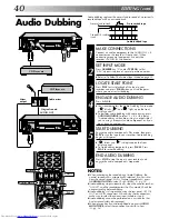 Preview for 40 page of JVC HR-S9400EK Instructions Manual