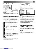 Preview for 45 page of JVC HR-S9400EK Instructions Manual