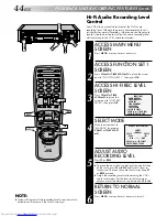 Preview for 44 page of JVC HR-S9400U Instructions Manual