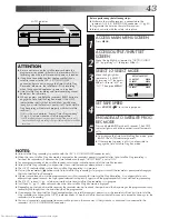 Preview for 43 page of JVC HR-S9700EK Instruction Manual