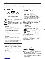 Preview for 2 page of JVC HR-S9800U Instructions Manual