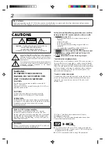 Preview for 2 page of JVC HR-VP434U Instructions Manual