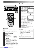 Preview for 27 page of JVC HR-VP452U Instructions Manual