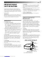 Preview for 3 page of JVC HR-VP453U Instructions Manual