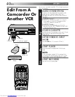 Preview for 40 page of JVC HR-VP453U Instructions Manual