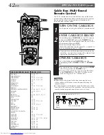 Preview for 42 page of JVC HR-VP453U Instructions Manual