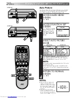 Preview for 20 page of JVC HR-VP470U Instructions Manual