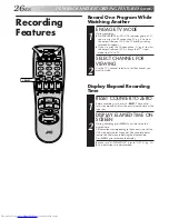 Preview for 26 page of JVC HR-VP470U Instructions Manual