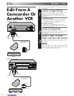 Preview for 40 page of JVC HR-VP472U Instructions Manual