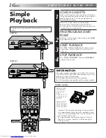 Preview for 16 page of JVC HR-VP473U Instructions Manual