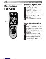 Preview for 28 page of JVC HR-VP473U Instructions Manual