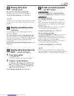 Preview for 23 page of JVC HR-VP48U Instructions Manual