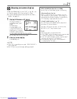 Preview for 21 page of JVC HR-VP58U Instructions Manual