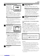 Preview for 25 page of JVC HR-VP58U Instructions Manual