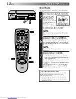 Preview for 12 page of JVC HR-VP655U Instructions Manual