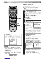 Preview for 30 page of JVC HR-VP655U Instructions Manual