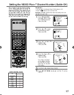 Preview for 17 page of JVC HR-XV1EK User Manual