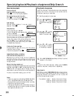 Preview for 20 page of JVC HR-XV1EK User Manual