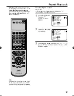 Preview for 21 page of JVC HR-XV1EK User Manual