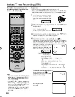 Preview for 26 page of JVC HR-XV1EK User Manual