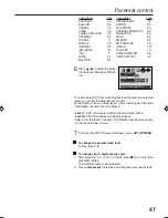 Preview for 47 page of JVC HR-XV1EK User Manual