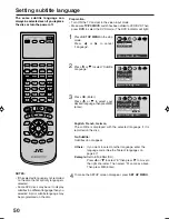 Preview for 50 page of JVC HR-XV1EK User Manual