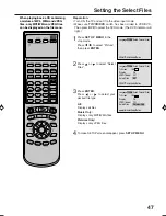 Preview for 47 page of JVC HR-XVC20U User Manual