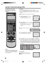 Preview for 30 page of JVC HR-XVC21UJ User Manual