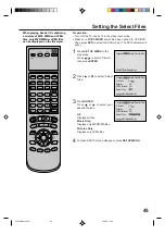 Preview for 45 page of JVC HR-XVC21UJ User Manual