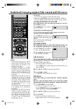 Preview for 49 page of JVC HR-XVC21UJ User Manual