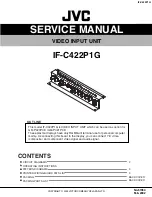 JVC IF-C422P1G Service Manual preview