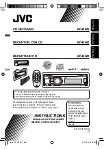 Preview for 1 page of JVC In-Dash DVD Player KD-R400 Instruction Manual