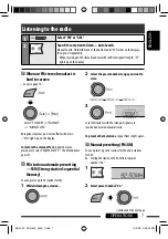 Preview for 7 page of JVC KD-302 Instructions Manual