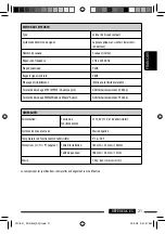 Preview for 41 page of JVC KD-302 Instructions Manual