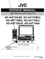 Preview for 1 page of JVC KD-AV7100A Service Manual