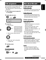 Preview for 27 page of JVC KD-BT11 - Radio / CD Instructions Manual