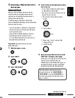 Preview for 97 page of JVC KD-BT11 - Radio / CD Instructions Manual