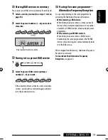 Preview for 105 page of JVC KD-BT11 - Radio / CD Instructions Manual